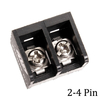 10 pièces 2-4 broches 8.25mm barrière borniers à vis connecteurs noir