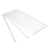 10 pièces 250mm OD 7mm 2mm paroi épaisse verre borosilicaté soufflant Tube de laboratoire