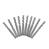 10 pièces 3 flûtes fraise 3.175 * 17mm fraise en carbure CNC outil de coupe