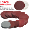 10 pièces 3 pouces disques de ponçage 75mm disques de ponceuse 80-3000 grains de ponçage de polissage ensemble de tampon
