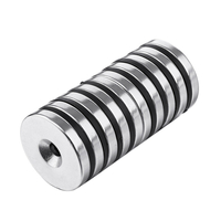 10 pièces 30x5mm N35 aimants de trou fraisé 5mm trou aimant néodyme de terres rares avec vis