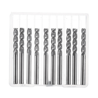 10 pièces 3.175 * 15mm 4 cannelures fraise fraise en carbure fraise CNC outil de coupe