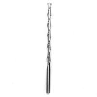 10 pièces 3.175mm 2 cannelures spirale peu carbure CNC fraise en bout routeur 42mm CEL fraise