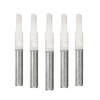 10 pièces 3.175mm tige v-forme PCB gravure foret simple rainurage fond plat 0.8-3mm CNC routeur moulin carbure fraise ou