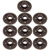 10 pièces 3/4 pouces noir en fonte malléable bride de plancher raccord tuyau NPT siège de bride murale Antique