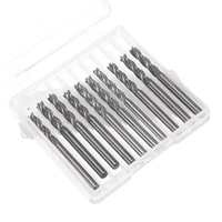 10 pièces 4 cannelures 3.175 * 17mm fraise fraise en carbure fraise CNC outil de coupe