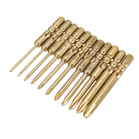 10 pièces 40mm embouts de tournevis magnétiques tête hexagonale PH0 PH1 PH2 embout pour tournevis électrique