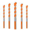 10 pièces 6 / 8mm foret triangulaire Overlord foret Triangle perforé en métal pour carreaux de céramique et mur en béton