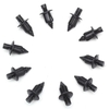 10 pièces 6mm en plastique Rivet carénage garniture panneau de fixation Clips pour Honda Yamaha