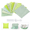 10 pièces bricolage motif assorti Floral imprimé Patchwork coton tissu artisanat pur coton tissus Patchwork tissu