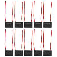 10 pièces CBB61 450 V 7 uf capacité de démarrage condensateur de ventilateur ca CBB condensateur de fonctionnement du mo