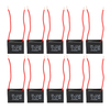 10 pièces CBB61 450V 4.5uf Capacité de démarrage Condensateur de ventilateur CA CBB Condensateur de course de moteur 450