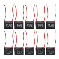 10 pièces CBB61 450V 4.5uf Capacité de démarrage Condensateur de ventilateur CA CBB Condensateur de course de moteur 450