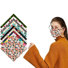 10 pièces de Materil bricolage masques de mode anti-poussière masques faits maison masques imprimés masques en tissu éla