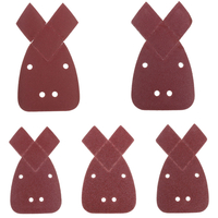 10 pièces de papier de verre pour ponceuse à paume à crochet et boucle de 140 mm de Black et Decker Mouse