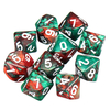 10 pièces dés à 10 faces D10 dés polyédriques RPG jeu de rôle dés avec sac