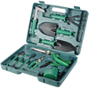 10 pièces ensemble doutils de jardin truelle sécateur râteau pelle herbe cisaillement vaporisateur bouteille outil