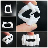 10 pièces Halloween Vampire dents fête décoration pour enfants en plastique faux Vampire dents Costume Halloween thème j