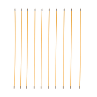 10 pièces L58cm D4mm électricien extracteur fil fibre de verre câble fil conduit tige filetage Kit de traction