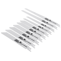 10 pièces lames de scie sauteuse lames de scie scie à main lame de scie sabre pour bois métal PVC Tube scie alternative