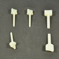 10 pièces M4 * L30mm / M6 * L50mm plastique blanc Nylon vis pour avion RC