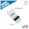 10 pièces M5Stack GROVE-TO-4P Extension HY2.0-4P broche de broche dinterface mène à la ligne Dupont