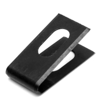 10 pièces peintes en vinyle de sol en fer mat noir peint à rainurer des lames en U et V
