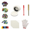 10 pièces petits kits de four à micro-ondes bricolage fusion en verre ensemble de bijoux à la main Art artisanat ornemen