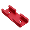 10 pièces rouge 80mm alliage daluminium onglet t-piste connecteur écrou curseur bricolage outil de travail du bois
