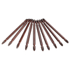 10 pièces S2 100mm 150mm embout de tournevis magnétique Double extrémité PH2 embout de tournevis à tête de forage