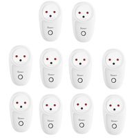 10 pièces SONOFF S26 10A AC90V-250V prise WIFI intelligente IL prise sans fil prises de courant interrupteur domestique
