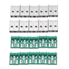 10 pièces USB AM 3.0 Type de plaque de soudage haut courant mâle corps court 17.0mm 5p vert deux pièces coque de fer hau