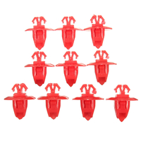 10 pièces voiture roue évasée type poussoir pare-chocs F ender moulage Clips de retenue pour Toyota