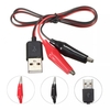 10 pinces DANIU 60CM pinces de test de crocodile pince pour connecteur mâle adaptateur secteur câble USB