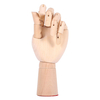 10 pouces femme modèle en bois main gauche artiste articulé artisanat peinture figure joint flexible décorti