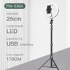 10 pouces Selfie Ring Light avec trépied Stand Dimmable Camera Phone Holder 26CM Ring Lamp for Youtube Vlog Live Streami