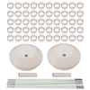 10 Support Ballon Colonne Stand Kits Ballon Bâton Pôle Arc Stand Cadre Base pour Mariage Anniversaire Festival Décoratio