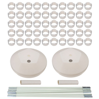 10 Support Ballon Colonne Stand Kits Ballon Bâton Pôle Arc Stand Cadre Base pour Mariage Anniversaire Festival Décoratio