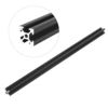 100-1000mm Noir 2020 V-Slot Profils Profilé En Aluminium Extrusion Cadre Pour CNC