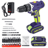 100-240V 50Nm 3 en 1 perceuse électrique Hammer perceuse sans fil perceuses électriques à double vitesse