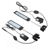 100-240V 7W Clip-on LED Aquarium Light Fish Tank Decoration Lighting Lamp with White & Blue LEDs,  Touch Control,  2 Modes