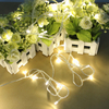 100 LED Lumière de décoration de chaîne blanche chaude de 10 m pour décorations de Noël Dégagement des lumières de Noël