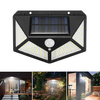 100 LEDs 800LM Étanche Applique Solaire 3 Modes 120° PIR Sensing Angle Camping Light