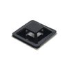 100 Pcs / Paquet 20x20mm Auto-Adhésif Zip Cravate Câble Fixe Pinces Support de Mur