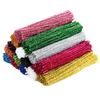 100 PCS 10 Couleurs Ruban Décoratif DIY Glitter En Peluche Tinsel Tiges Filaire Bâtons Enfants Éducatifs DIY Fournitures
