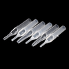 100 pcs 10 taille ronde en plastique transparent tatouage poignées conseils buses jetables fournitures accessoires de ta