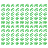 100 pcs Croix Tuile Nivellement Recyclable En Plastique Tuile Nivellement Système Base Entretoises Réutilisable Spacer L