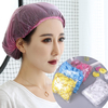 100 pcs Emballage Individuel Jetable PE Bain Douche Caps Étanche Anti-Poussière Douche Sac De Bain De Protection Bande C