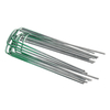 100 Pcs Jardin Piquets Galvanisé Paysage Staples U-Type Nail Turf Staples Broches Antirouille Sod Broches Pegs pour Clôt