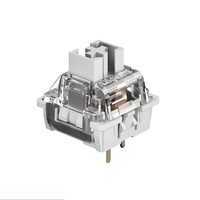 100 Pcs LEOBOG GrayWood V3 Switch Linear Gray 3Pin DIY Gaming Keyboard MX RGB Hot-Swap Switch for Custom Mechanical Keyb